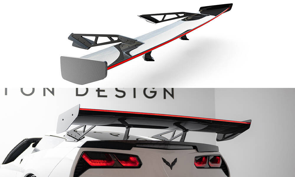 Carbon Spoiler + LED Chevrolet Corvette Stingray / Grand Sport C7