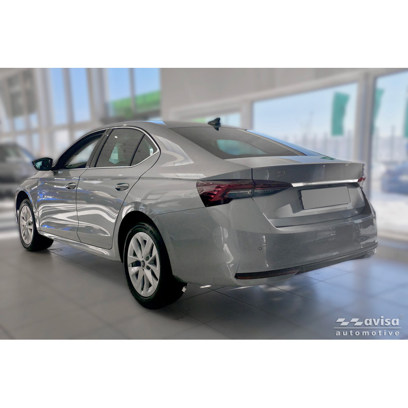 Avisa Geborsteld RVS Kofferbak Sierlijst  Skoda Octavia IV Liftback (NX3) 2019-2024 & Facelift 2024-