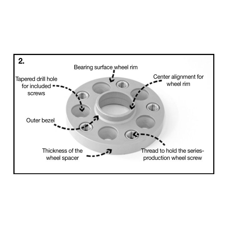 H&R DRA-Systeem Spoorverbreders 35mm 5x120 - Naaf 74,0mm - Boutmaat M12x1,5 -   BMW - Zwart