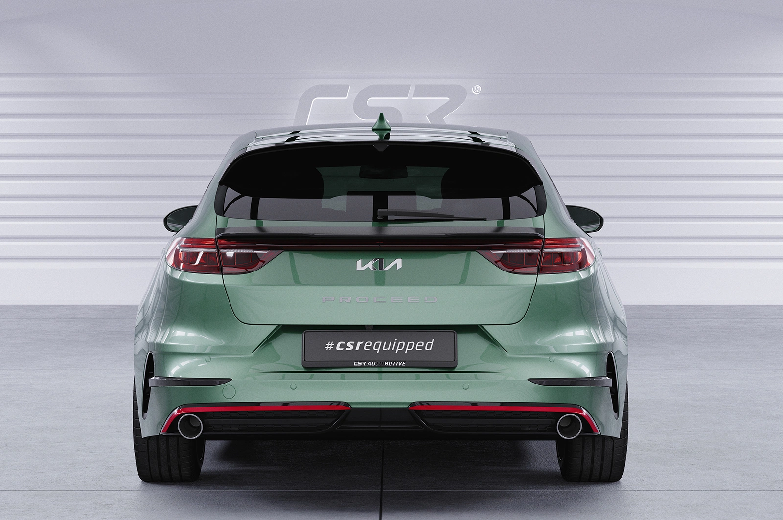 Achterspoiler Kia ProCeed CD glans zwart 2018– van CSR Automotive