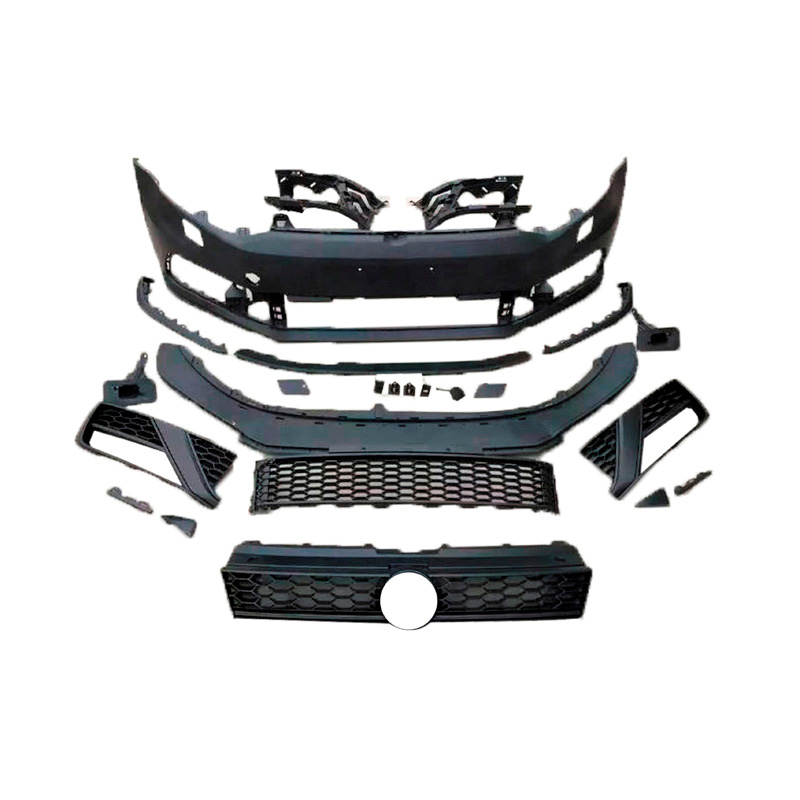 Voorbumper  Volkswagen Polo 6C 2014- 'GTi-Look' incl. Grills & Mistlampen (PP)