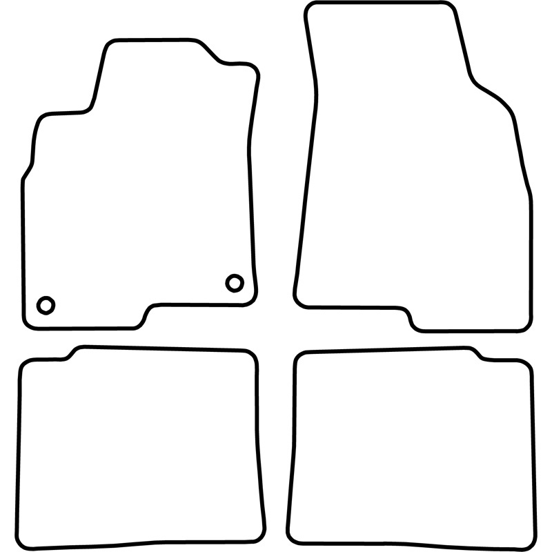 Automatten Velours  Kia Opirus 2003-2008