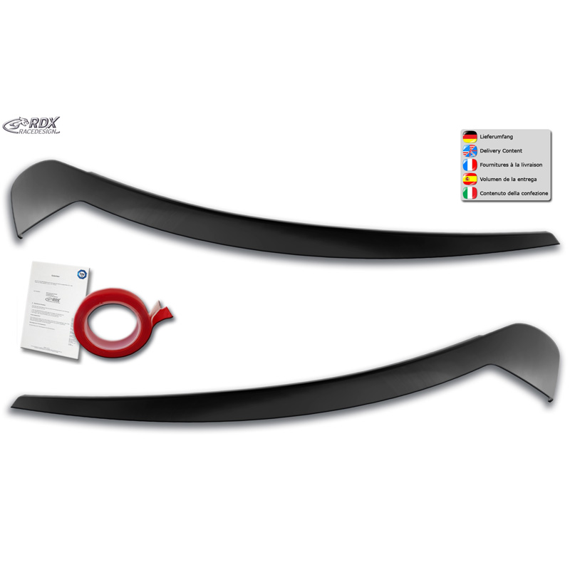 Koplampspoilers  Volkswagen ID.3 2020- (ABS)