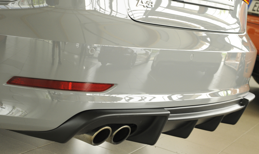Achter Skirt Audi A3 8V 12-16 S-line Rieger ABS