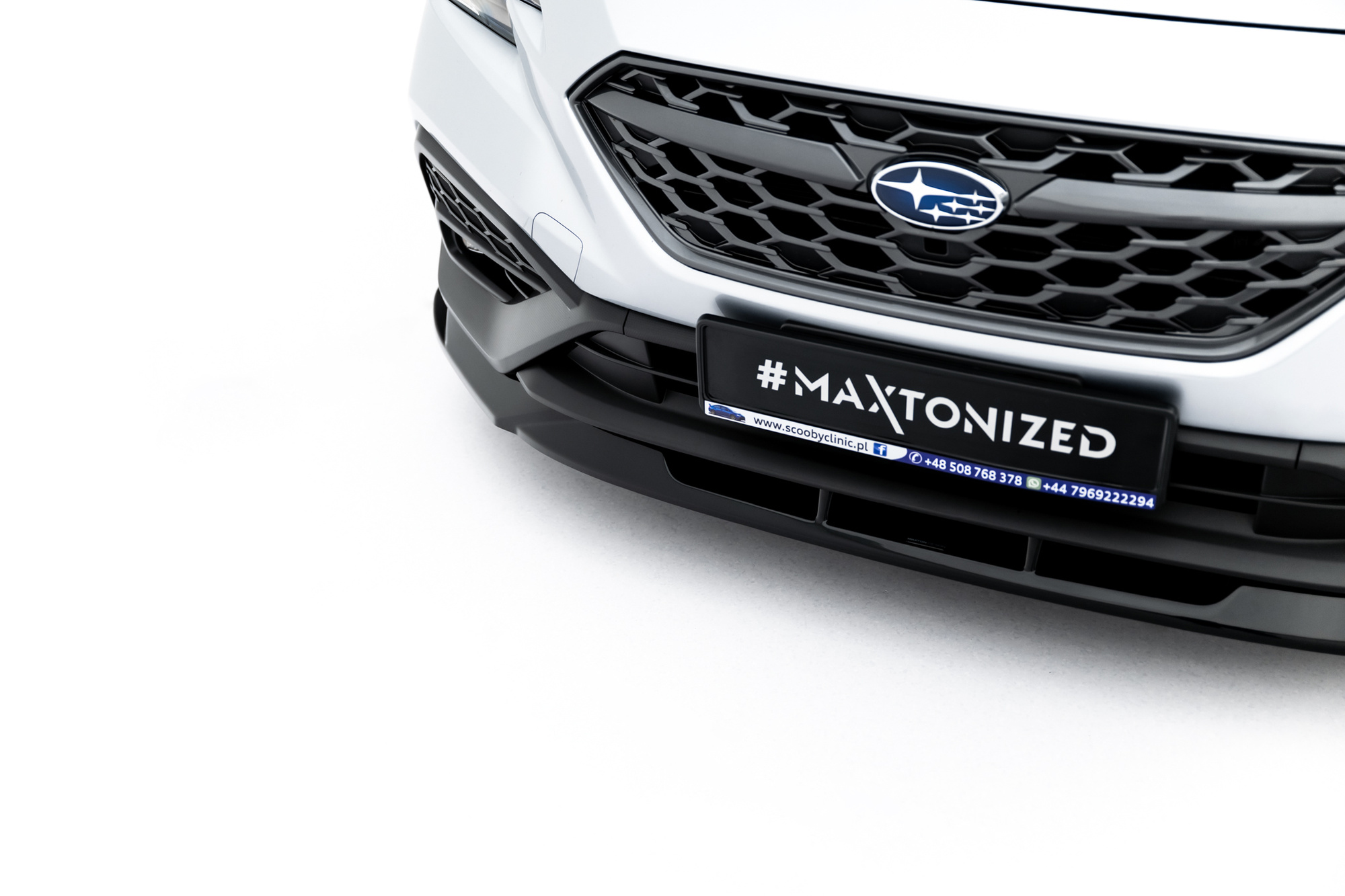 Voorspoiler V.2 Subaru WRX STI Mk2 2021 – Maxton Design