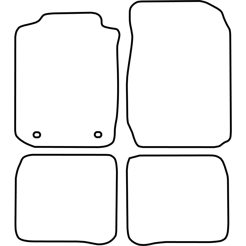 Automatten Velours  Toyota Corolla 1997-2002