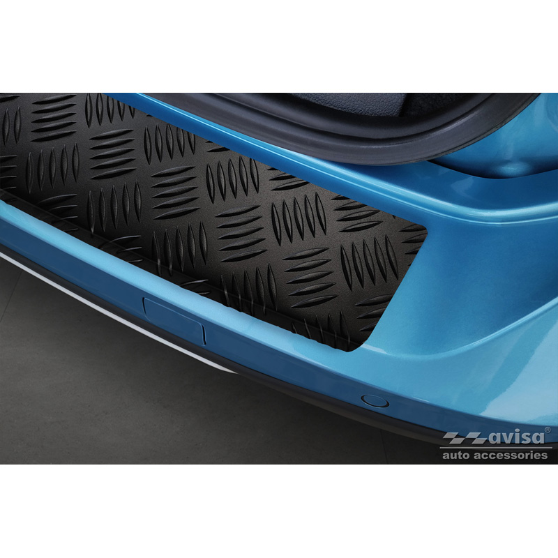 Matzwart Aluminium Achterbumperprotector  Ford Tourneo Connect III 2022- 'Riffled Plate'
