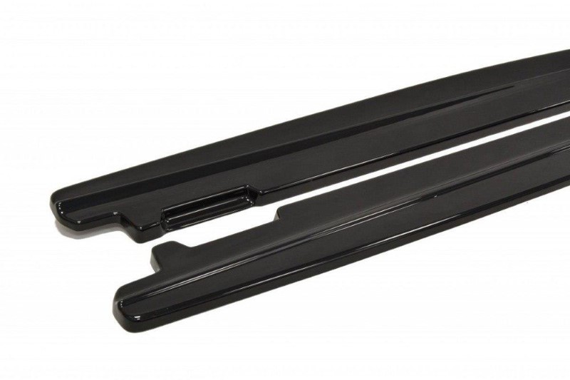 Zijskirts Diffusers BMW 5 E60/61 M-PACK Glanzend Zwart