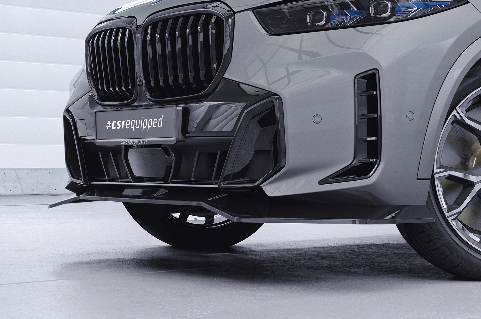 Voorspoiler BMW X5 G05 glans zwart