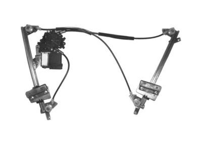 raammechanisme, 4/5 drs, incl motor, achter, links Seat Alhambra