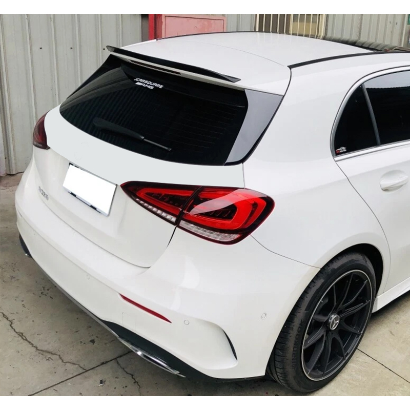 Dakspoiler (Spoiler Cap)  Mercedes A-Klasse W177 2018- (ABS Glanzend zwart)