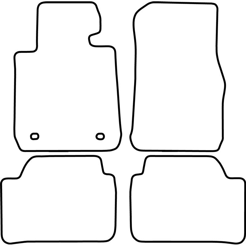 Automatten Velours  BMW 1-Serie F20 2012-2019