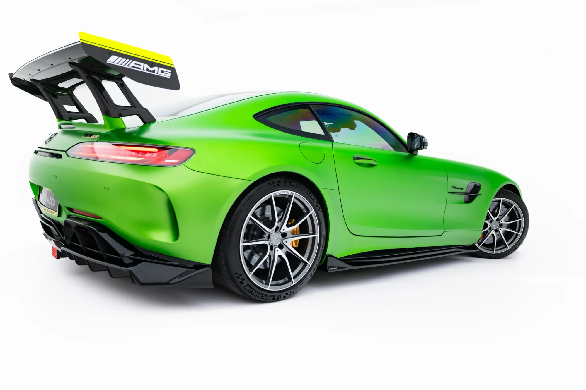 Zijskirts Mercedes-AMG GT R C190 Facelift Glans Zwart
