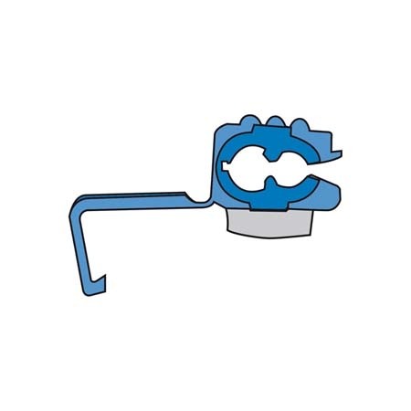 Kabelverbinders 1560 blauw 10st.
