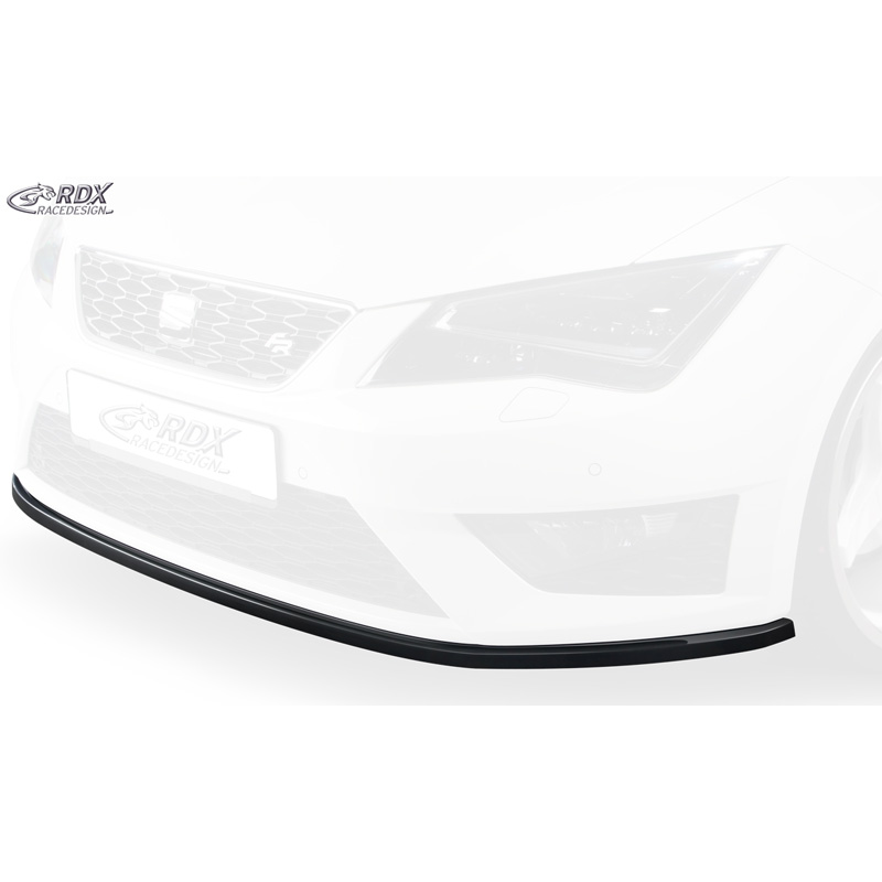 Voorspoiler  Seat Leon 5F SC/5-deurs/ST FR/Cupra 2013-2020 (ABS zwart glanzend)