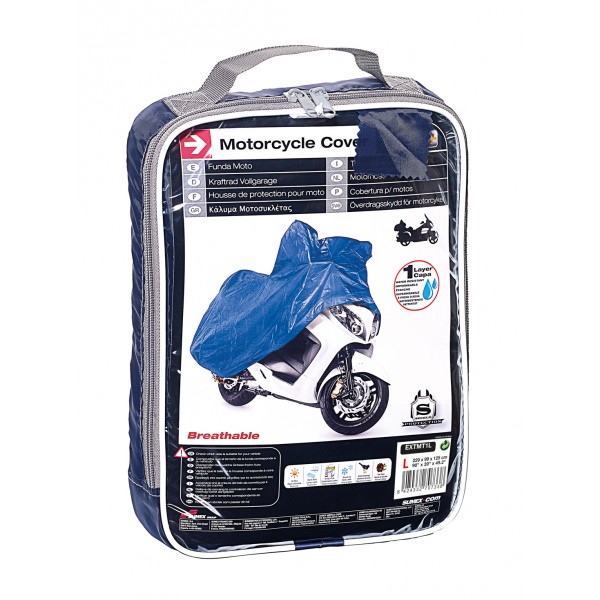 Cover Plus Motorhoes Buiten type Ecolit Maat M 203x89x119cm