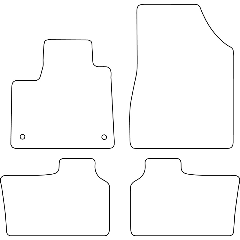 Automatten Velours  Renault Kangoo III MPV 2021-