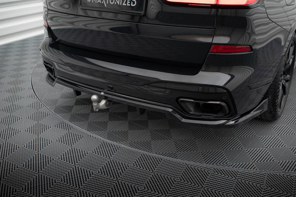 Diffuser BMW X7 M-Pack G07 FL Maxton Glans Zwart