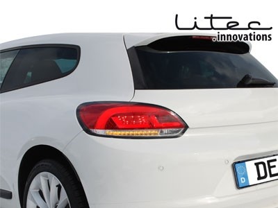 Achterlichten Cardna VW Scirocco 08-14 LED Dyna rood/helder