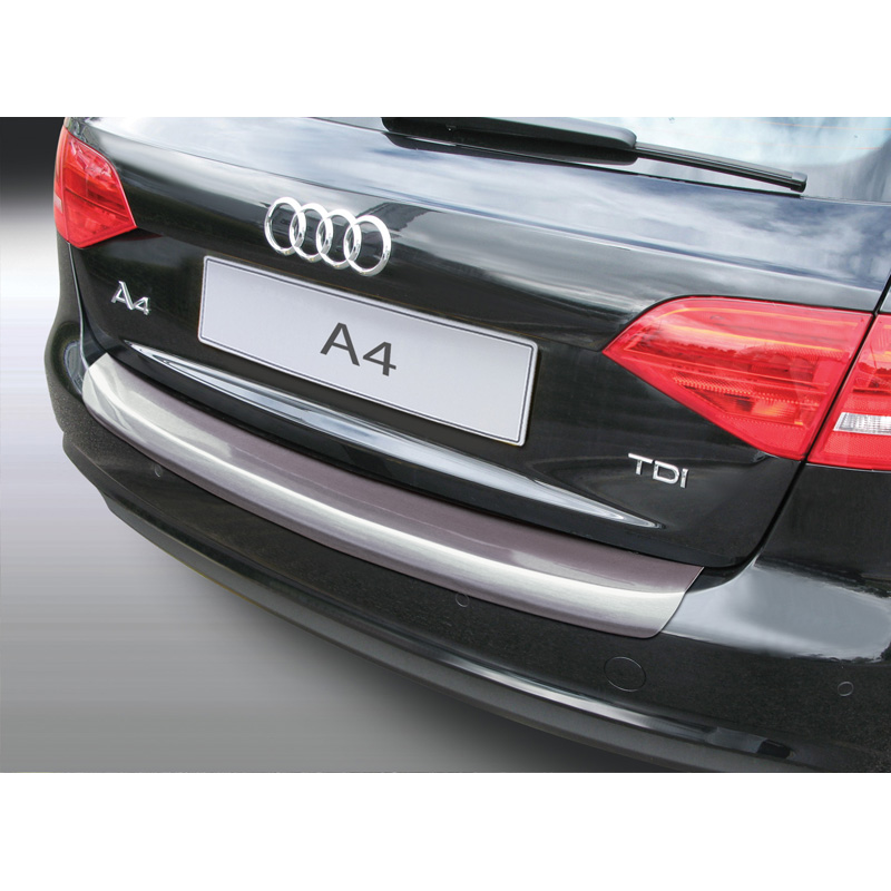 ABS Achterbumper beschermlijst  Audi A4 Avant 2012-2015 (excl. S4) 'Brushed Alu' Look