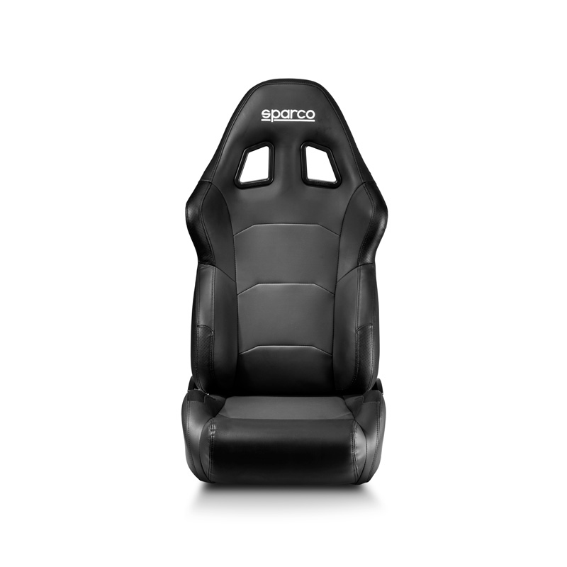 Sparco Sportstoel R500 Torino - Zwart Skai - Verstelbaar