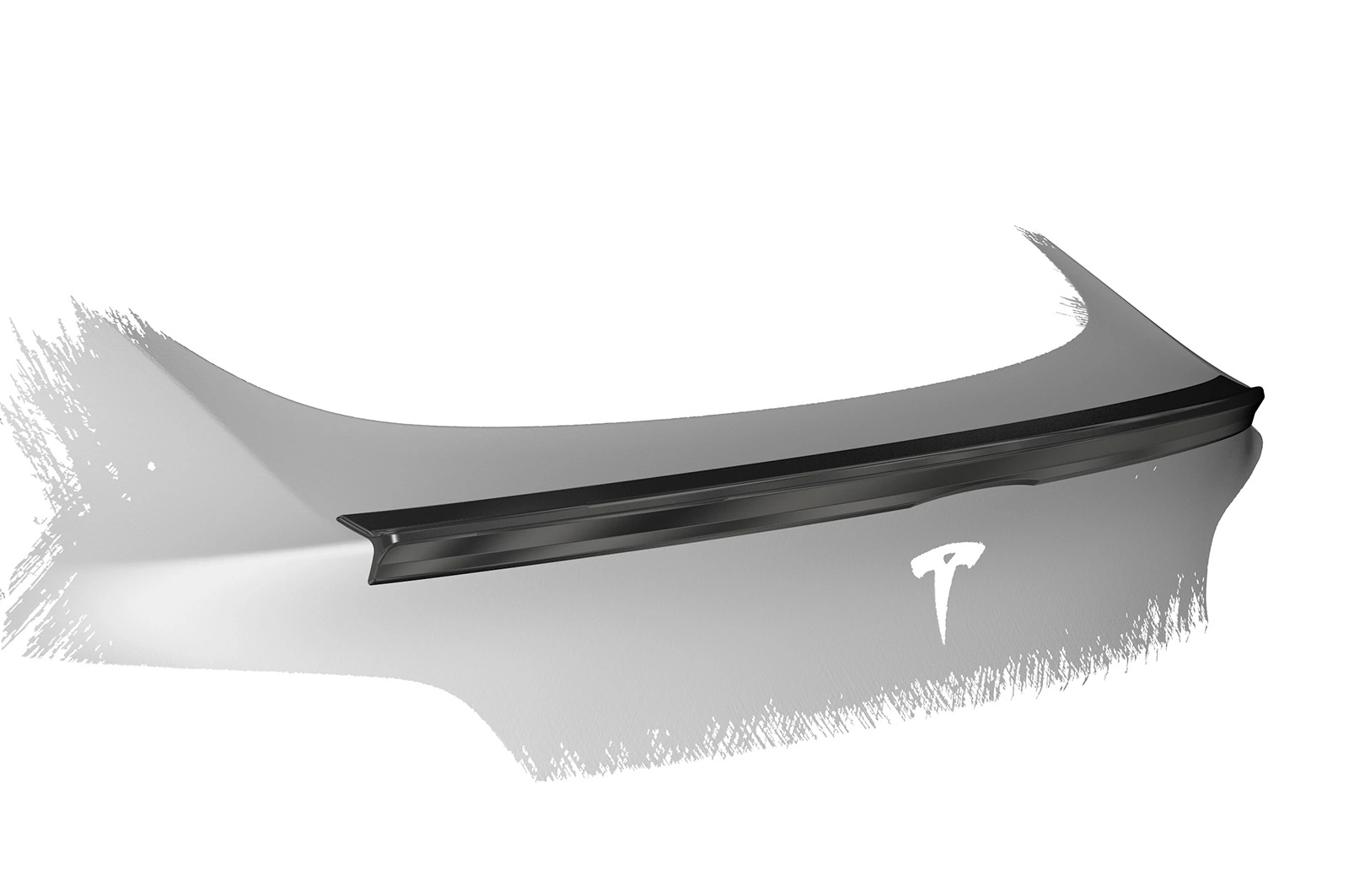 Achterspoiler Tesla Model Y glans zwart – CSR Automotive