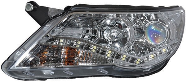 Koplampen VW Tiguan 07-11 DRL