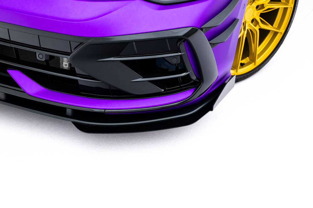 Street Pro Voorspoiler + Flaps Volkswagen Golf R Mk8 Facelift