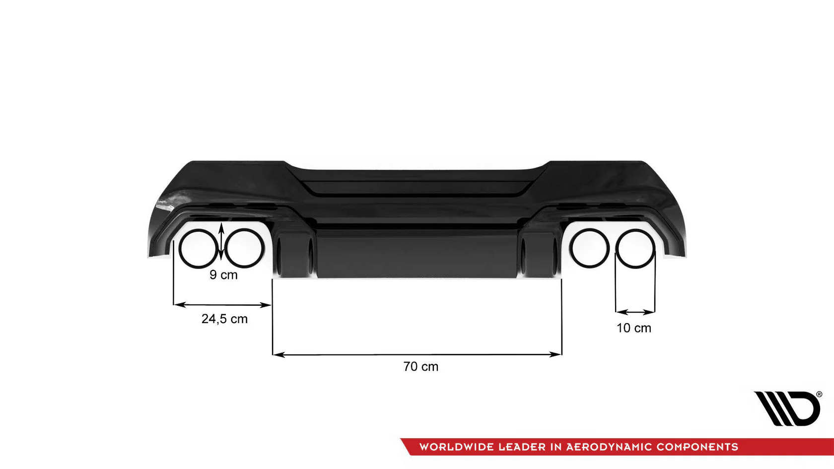 Diffuser V.2 BMW M135i F40 + Milltek Sport Exhaust