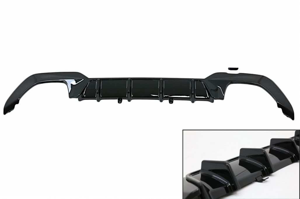 Diffuser BMW 3 Serie M Pakket G20 G21 Glans Zwart