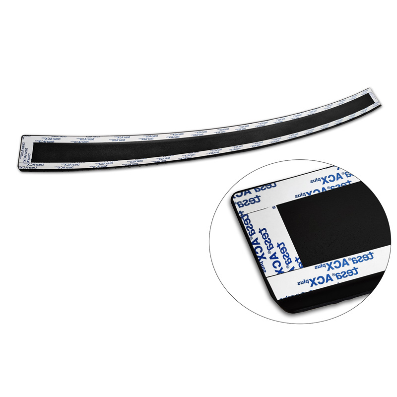 Matzwart Aluminium Achterbumperprotector  Skoda Octavia IV Kombi 2020-2024 & FL 2024- (incl. RS, excl. Scout) 'Riffled Plate'