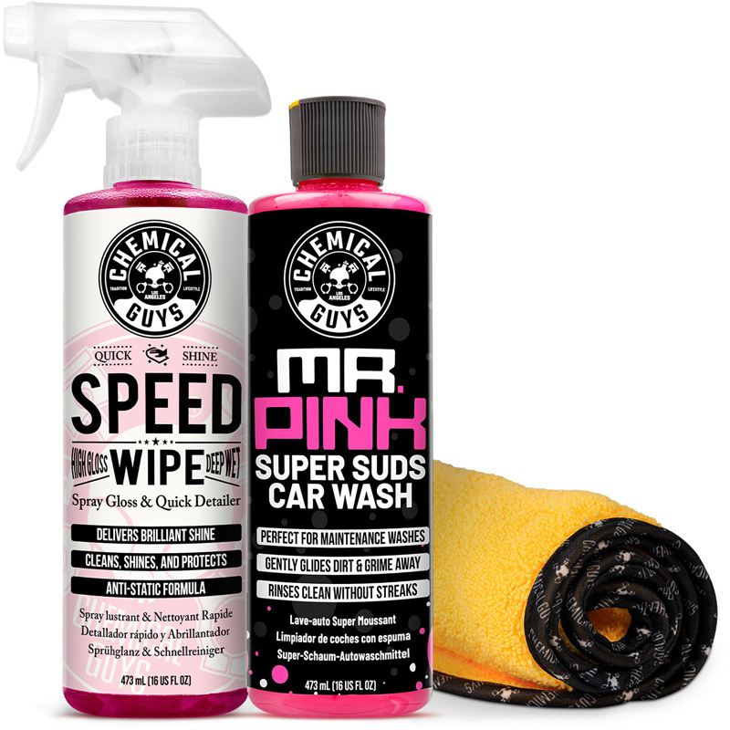 Chemical Guys Speed Shine Car Detailing Essentials Kit (3 producten)