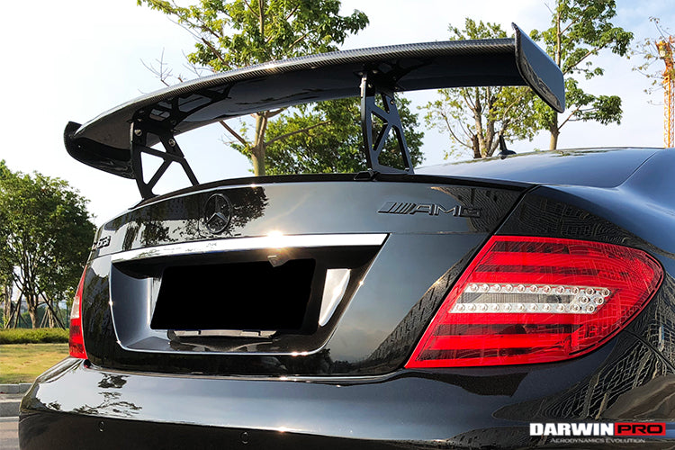 Mercedes Benz W204 C Class/ C63 AMG Coupe BKSS Style Carbon Fiber Spoiler