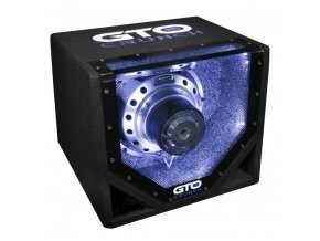 Crunch GTO10BP subwoofer in kist 600 watt