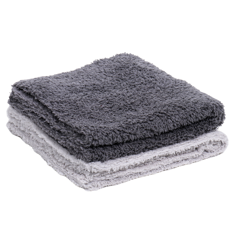 Gecko pluche doek randloos 40x40cm - 2-stuks