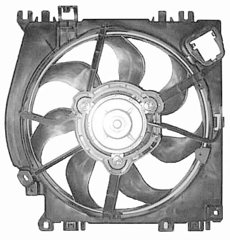 Radiator FAN COMPLEET MICRA 03-05 340mm 1.2/1.4/1.6-16V /1.5D 68