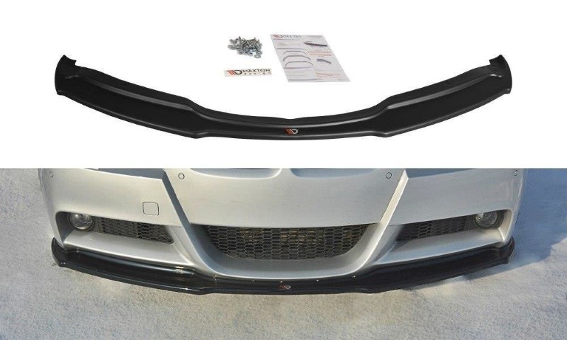 Voorspoiler V.1 BMW 3 E90 MPACK Glanzend Zwart