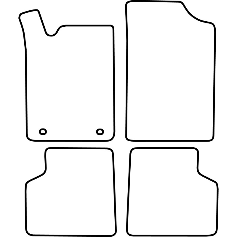 Automatten Velours  Citroen Xantia 1997-2004