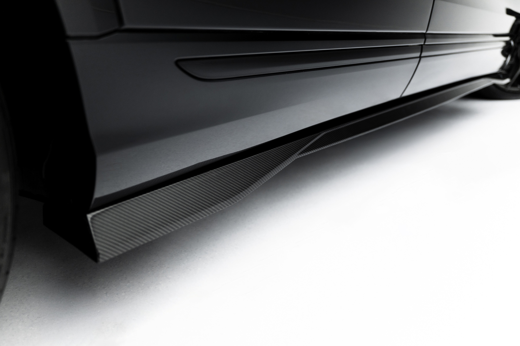 Prepreg Carbon Fiber zij Skirts Audi SQ8 / Q8 S-Line Mk1 Facelift