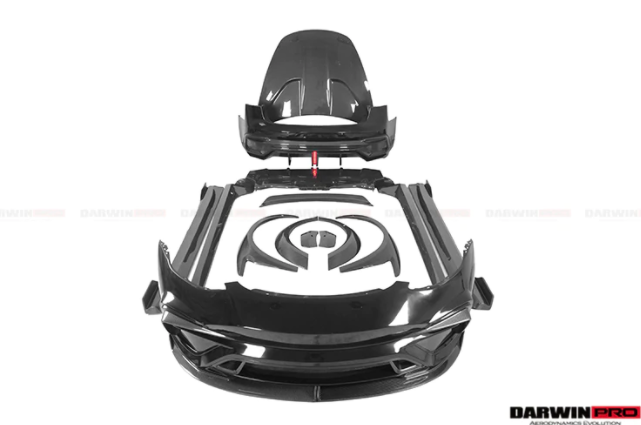 Tesla Model 3 IMPII Style Deels Carbon Fiber Full Body Kit 2017-2020