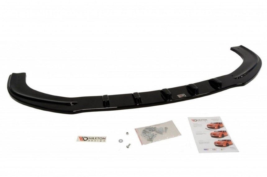 Voorspoiler Mazda 6 Mk2 dynamic sport versie Maxton Design glans zwart