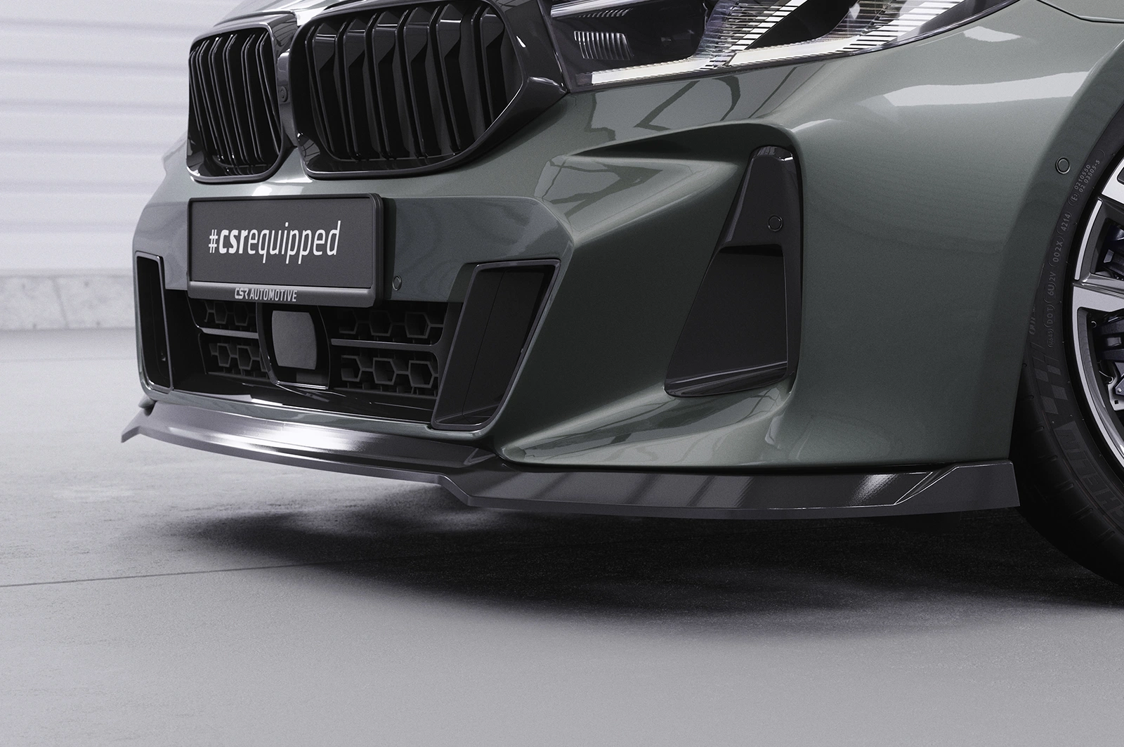 Voorspoiler BMW 6er (G32) M-Paket Glans Zwart (LCI, 07/2020–) CSR