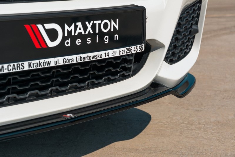 Voorspoiler BMW X3 F25 M-Pack Facelift Glanzend Zwart