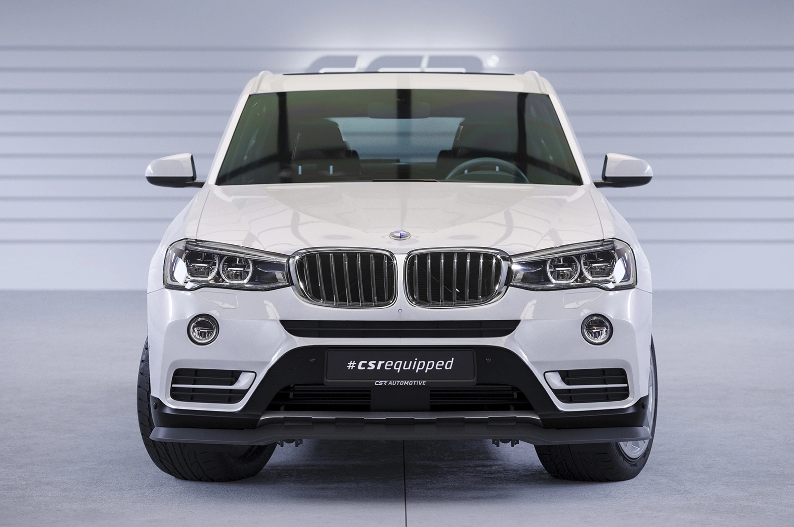 Voorspoiler BMW X3 (F25) LCI Glans Zwart – CSR Automotive
