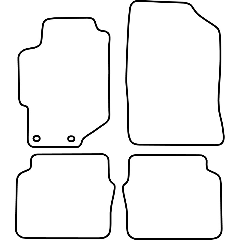 Automatten Velours  Honda Accord 1998-2001