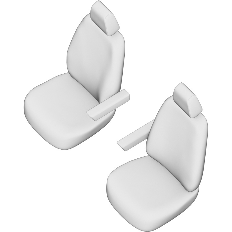 New York Design Kunstleder Stoelhoezenset 1+1  Mercedes Sprinter 2006-2017/Volkswagen Crafter 2007-2014