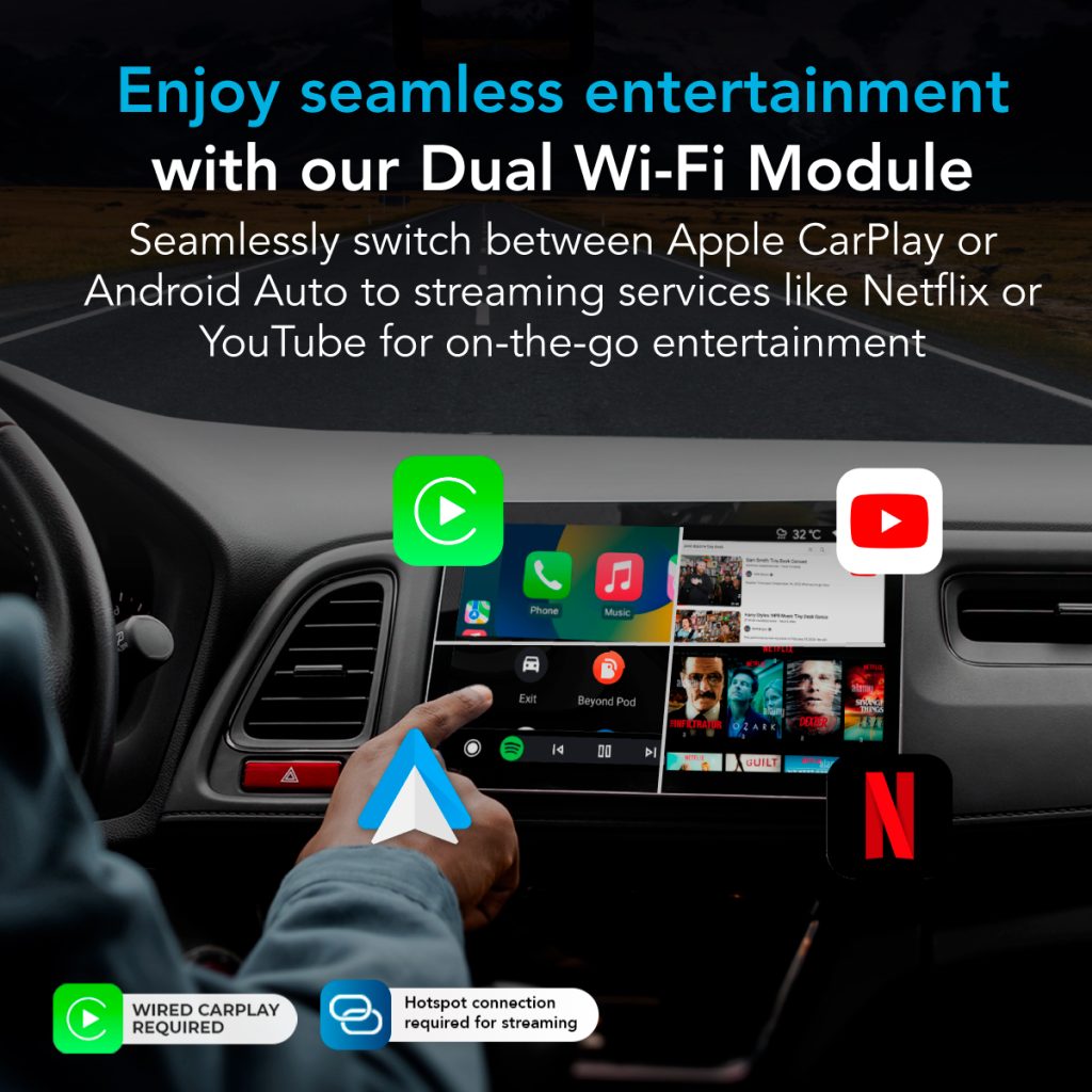AI Box Lite Plus 2.0 Wireless CarPlay & Android Auto Adapter – AutoSky