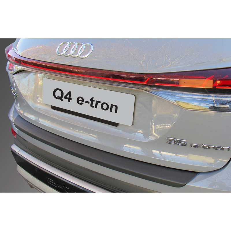 ABS Achterbumper beschermlijst  Audi Q4 e-tron (F4B) & Q4 e-tron Sportback (F4N) 2020- Zwart