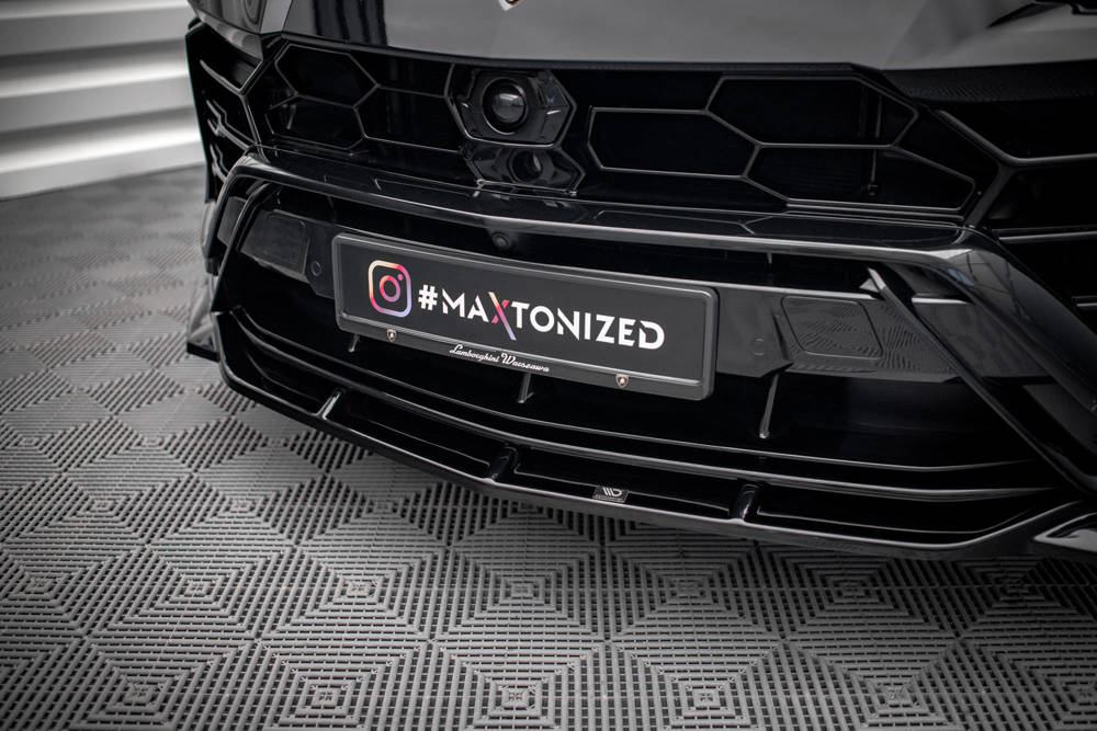 Voorspoiler V.3 Lamborghini Urus Maxton Glans Zwart