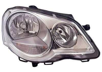 koplamp, H7+H1, elektr verstelb, incl stelmotortje, rechts VW Po
